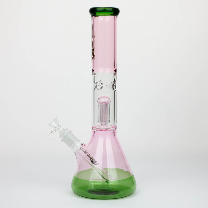 14.5" Genie-Tree arms two tone glass water bong [ST11]_2