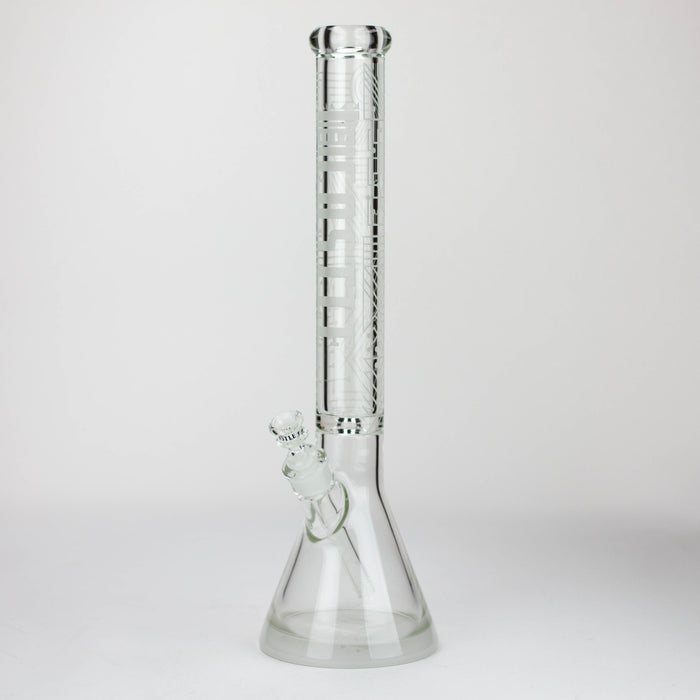 Castle Glassworks | 18" laser etched Tube Beaker Bong_8