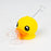4" Duck Glass hand pipe-Assorted [H360]_0