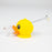 4" Duck Glass hand pipe-Assorted [H360]_2