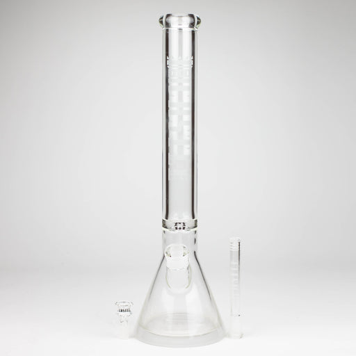 Castle Glassworks | 18" Etched Logo Beaker Bong [CE-101]_1