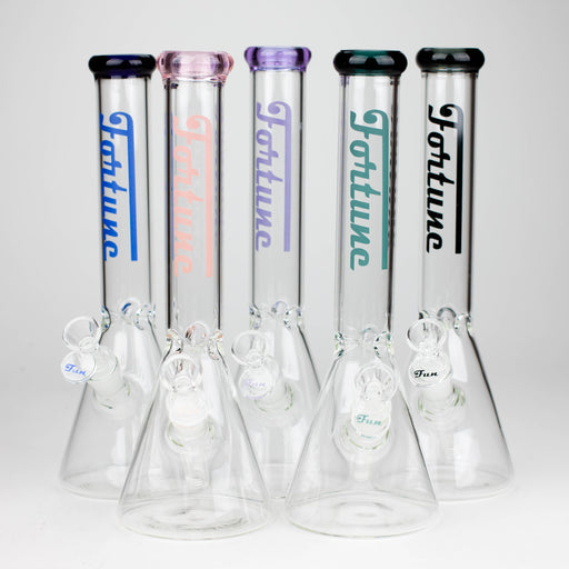 Fortune | 12“ 4mm Color Accented Beaker Bong [123804]_0