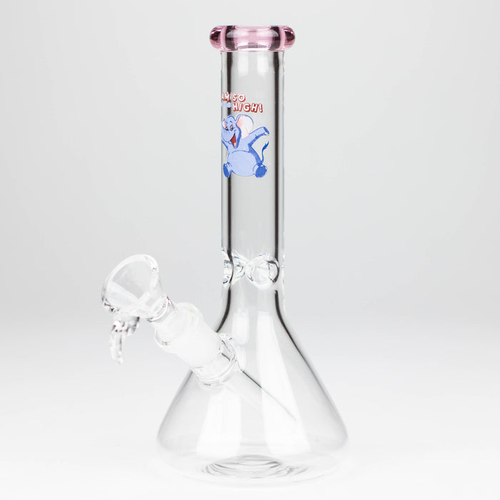 7" Zoom Glass Bong with Bowl [AK050]_4