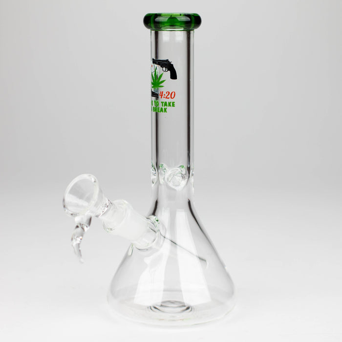 7" Zoom Glass Bong with Bowl [AK050]_6