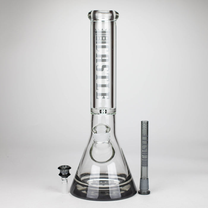 Castle Glassworks | 14" Color Logo Beaker Bong [C-005]_8