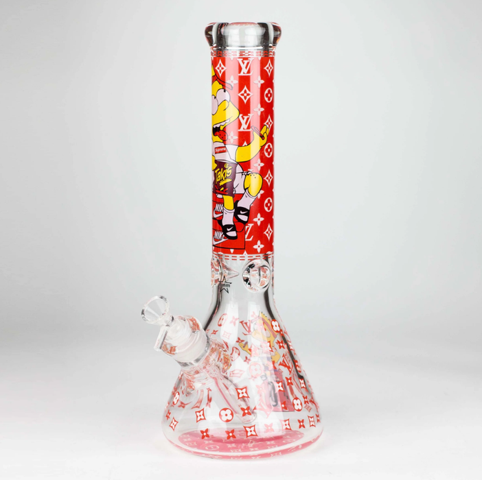 14" Cartoon Glow 9 mm glass bong [PIP835]_11