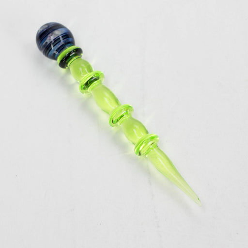 Shine glassworks hand made coloured Dabber with Dichro End Made In Canada_1