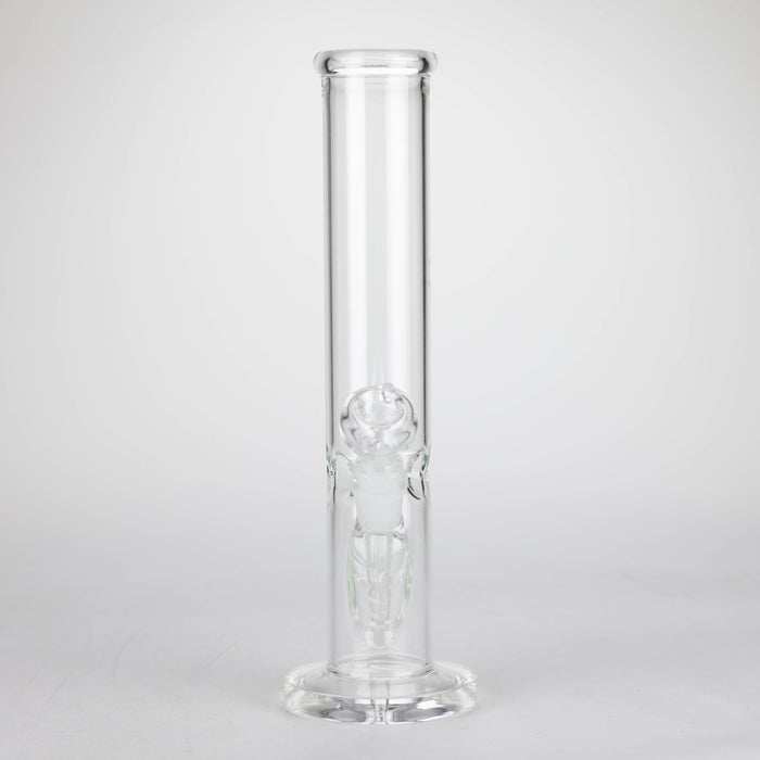 12" Clear Straight Tube Bong_2