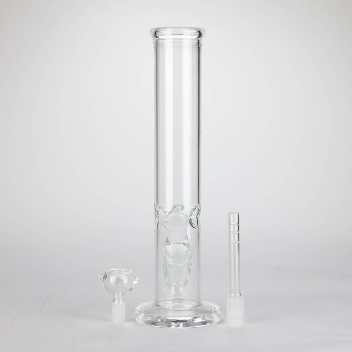 12" Clear Straight Tube Bong_6