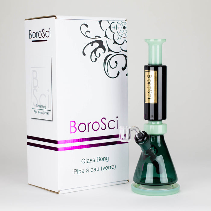 BoroSci | 10" Retro Mini Beaker with Banger Glass Rig_3