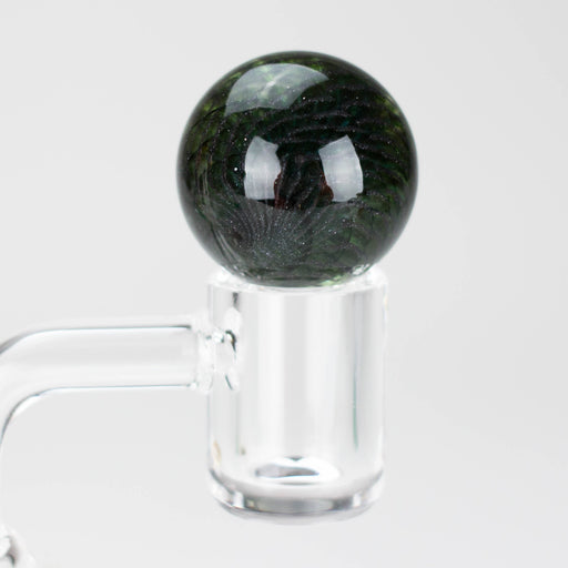 Shine Glassworks | Latticino Marble Carb Cap - Made in Canada_1