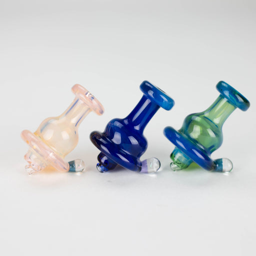 Shine Glassworks | Fume Coloured Carb Cap with Micro Opal - Made in Canada_0