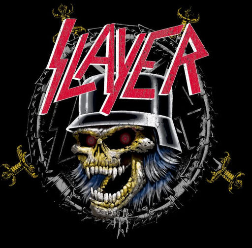 Slayer | "HELMET " Men's T-Shirt-Black- Officially Licensed_1