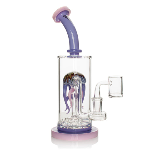 RED EYE GLASS JELLYFISH DAB RIG - 10"