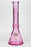 12" Blueberry colored soft glass water bong_13