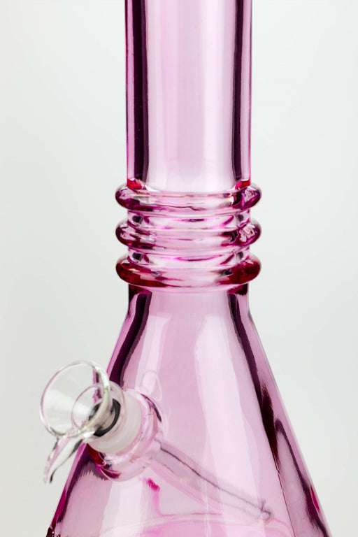 12" Blueberry colored soft glass water bong_1