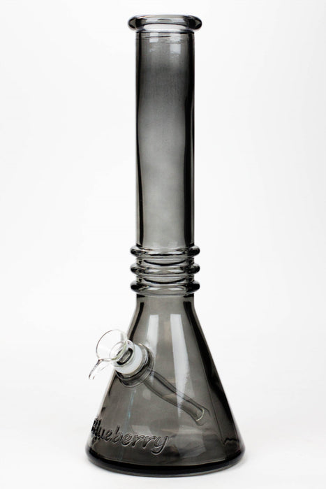 12" Blueberry colored soft glass water bong_10