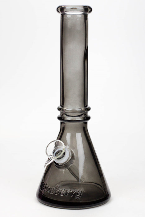 10" Blueberry colored soft glass water bong_7