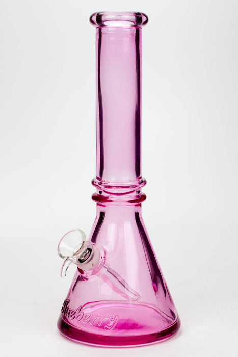10" Blueberry colored soft glass water bong_8