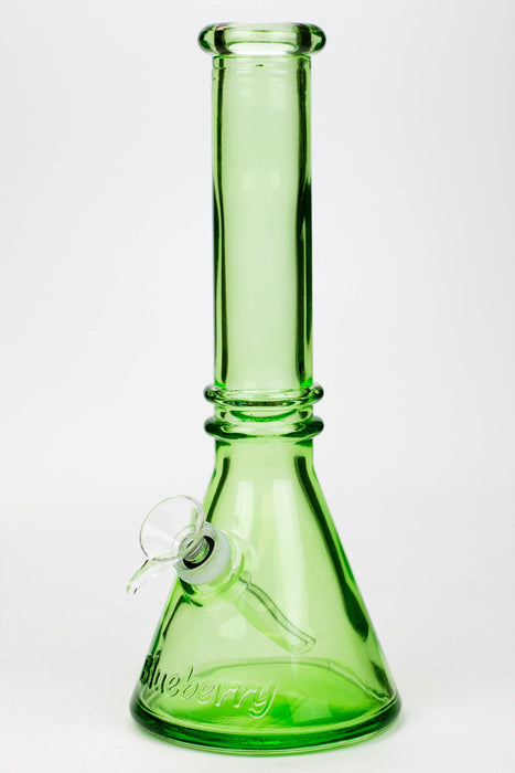 10" Blueberry colored soft glass water bong_11