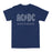 AC/CD | "BACK IN BLACK" Unisex's T-Shirt Heather Navy- Officially Licensed_0