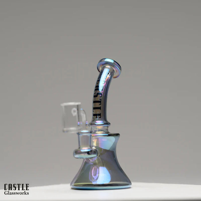 Castle Glassworks | 7" Mini Electroplated Rig_4