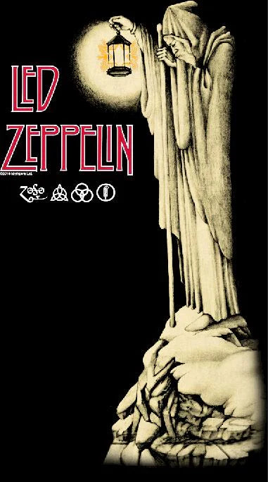 Led Zepplin | "The Hermit" Men's  T-Shirt Black - Officially Licensed_1