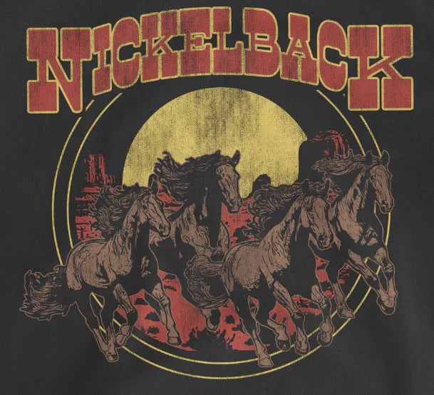 Nickelback | "Wild Horses" Unisex's T-Shirt Black - Officially Licensed_1