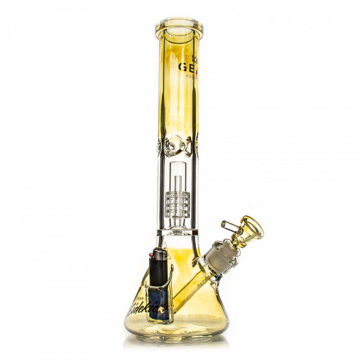 GEAR PREMIUM SIDEKICK DUAL CHAMBER BEAKER BASE BONG - 15.5"