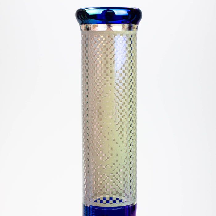 13" Genie electroplated glass beaker bong ( F11 )_3