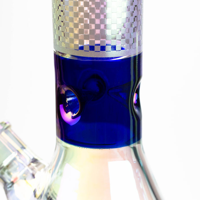 13" Genie electroplated glass beaker bong ( F11 )_5