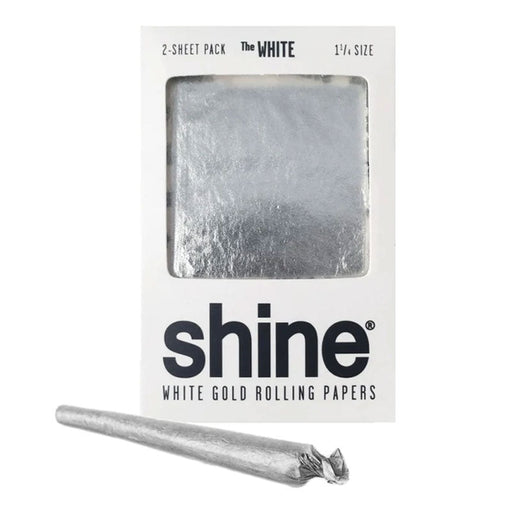 shine® | White Gold 2-sheet Rolling paper_0