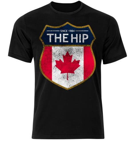 The Tragically Hip | "The Hip-Distress" Men's T-Shirt Black - Officially Licensed_0