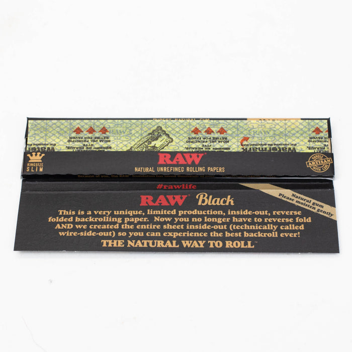 RAW Black Inside Out King slim Rolling Paper_1