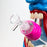 12.5"  Resin 3D artwork 7mm glass beaker water bong [TS104]_1