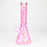 10" Color Glass Bong With Daisy Design [WP 061]_1