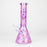 10" Color Glass Bong With Daisy Design [WP 061]_2