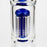 GENIE | 24" Dual 6 arms 9mm glass water beaker bong [GB1906]_4
