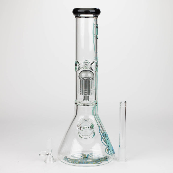 Infyniti | Untamed 14" 7 mm classic beaker water bong - Octopus [GP2014]_5