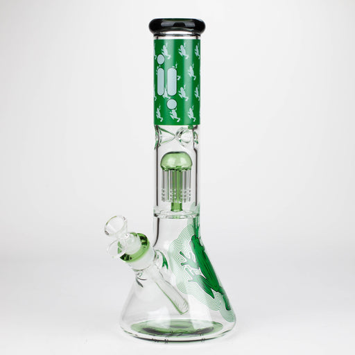 Infyniti | Untamed 14" 7 mm classic beaker water bong - Green Frog [GP2015]_0