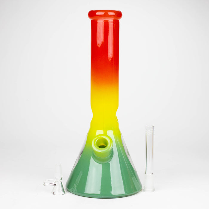 12.5" Soft glass 7mm beaker water bong [M12005]_10
