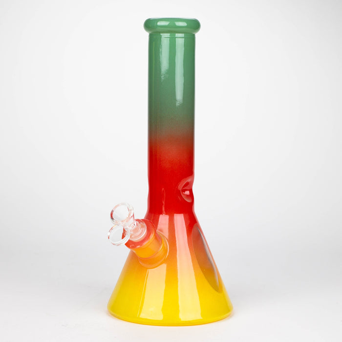 12.5" Soft glass 7mm beaker water bong [M12005]_2