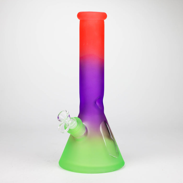 12.5" Soft glass 7mm beaker water bong [M12004]_5