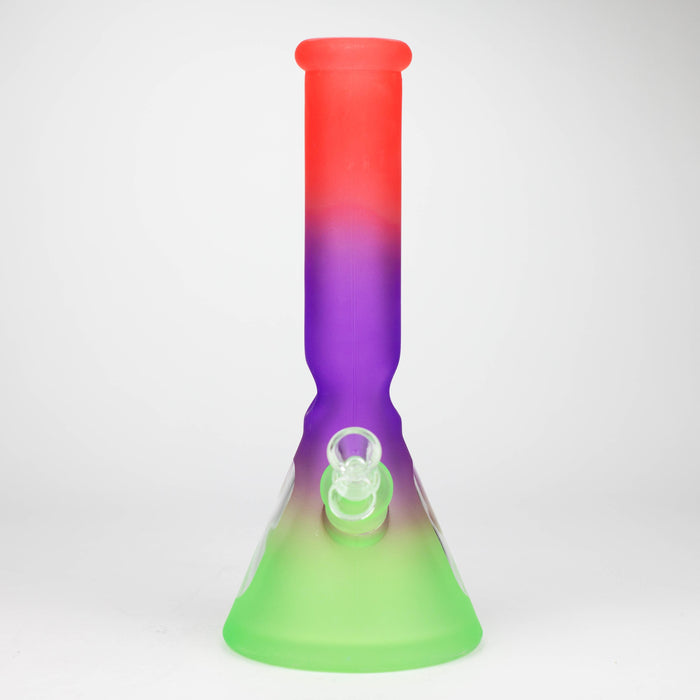 12.5" Soft glass 7mm beaker water bong [M12004]_7