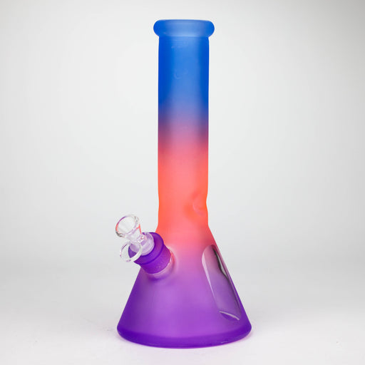12.5" Soft glass 7mm beaker water bong [M12004]_1
