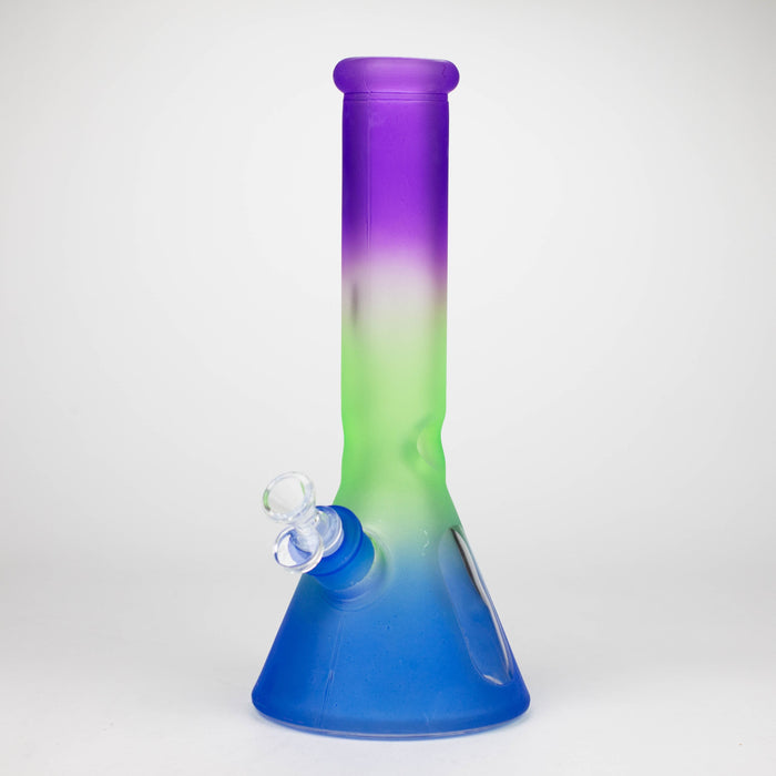 12.5" Soft glass 7mm beaker water bong [M12004]_3