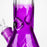 12.5" Soft glass 7mm beaker water bong [M12007A]_11