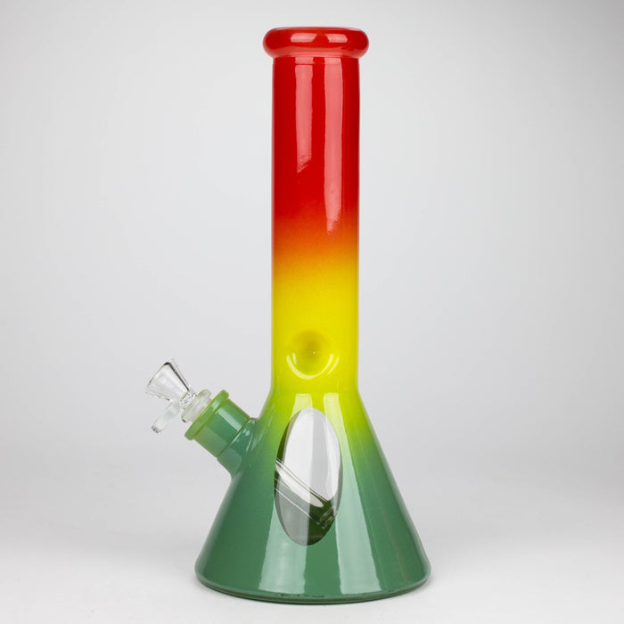 12.5" Soft glass 7mm beaker water bong [M12005]_5