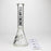 Steam Engine™ | 14 Inch 7mm glass bong with stickers by golden crown_2