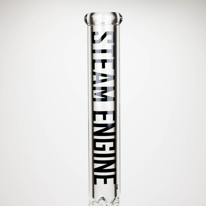 Steam Engine™ | 18 Inch 9mm glass bong with stickers by golden crown_12